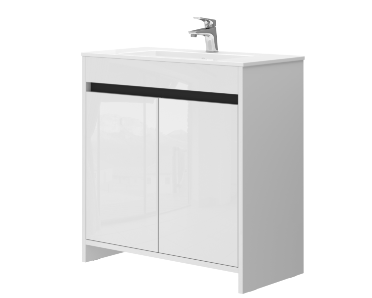 Тумба у ванну підлогова Juventa Lemgo Lm-80 біла