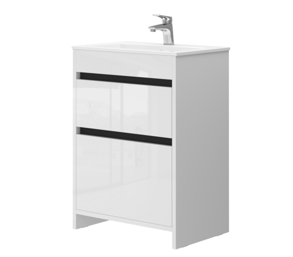 Тумба у ванну підлогова Juventa Detmold Dt-60 біла