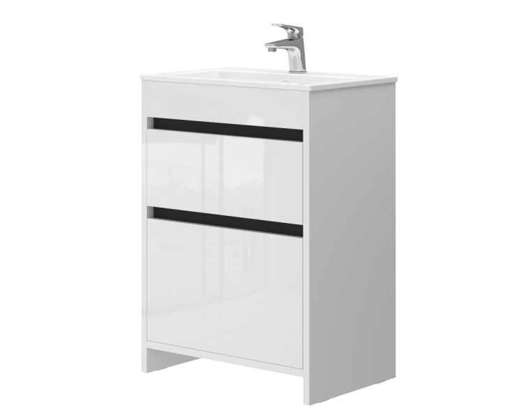 Тумба у ванну підлогова Juventa Detmold Dt-60 біла