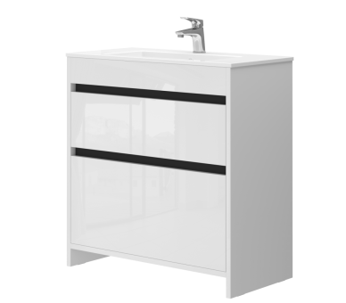 Тумба в ванную напольная Juventa Detmold Dt-80 белая