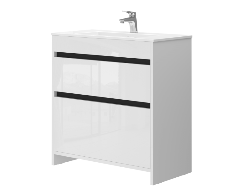 Тумба в ванную напольная Juventa Detmold Dt-80 белая