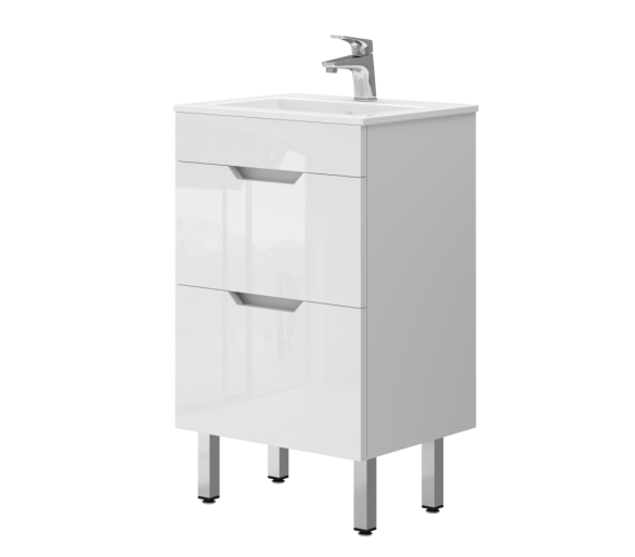 Тумба в ванную универсальная Juventa Stefania St2-50 белая