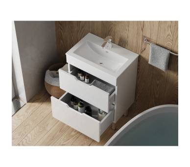 Тумба в ванную универсальная Juventa Stefania St2-50 белая