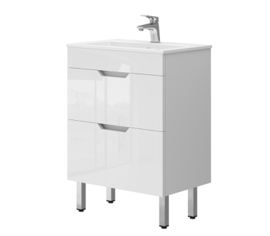 Тумба в ванную универсальная Juventa Stefania St2-60 белая