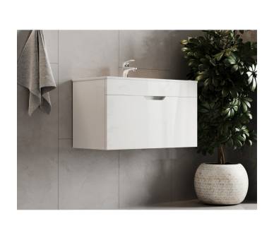 Тумба у ванну підвісна Juventa Stefania St1-80 біла