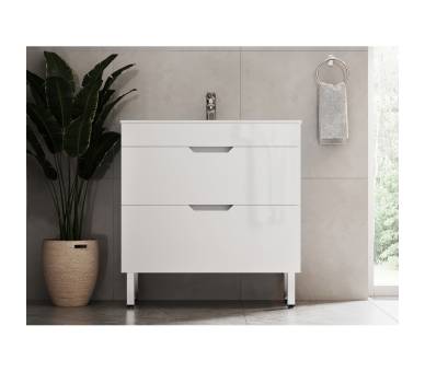 Тумба в ванную универсальная Juventa Stefania St2-80 белая