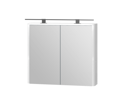 Дзеркальна шафа Juventa Livorno LvrMC-80 біла