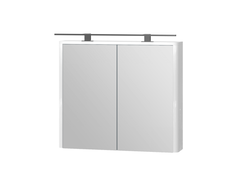 Дзеркальна шафа Juventa Livorno LvrMC-80 біла