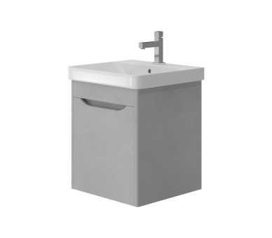 Тумба в ванную подвесная Juventa Livorno Lvr-50 структурный серый