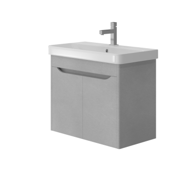 Тумба у ванну підвісна Juventa Livorno Lvr-70 структурний сірий