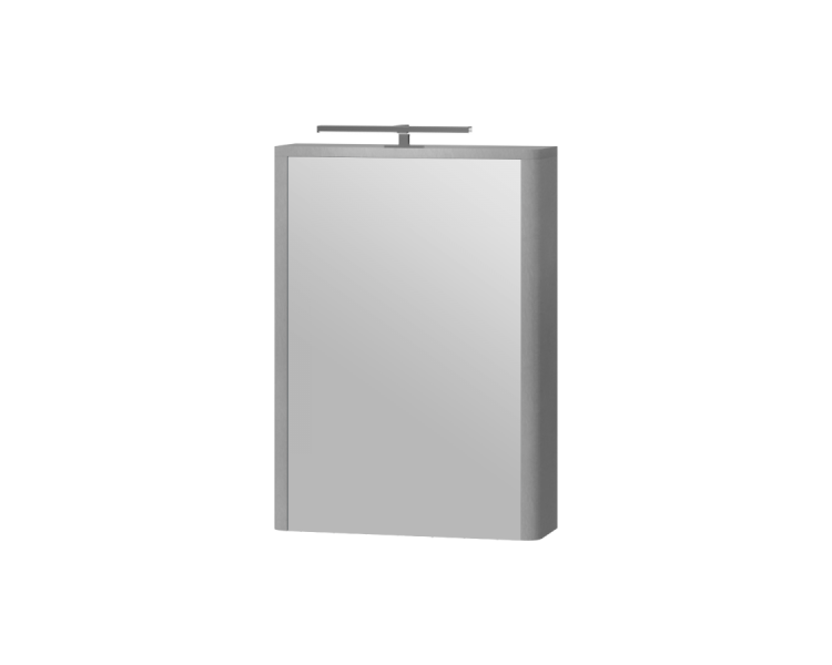 Дзеркальна шафа Juventa Livorno LvrMC-50 структурний сірий