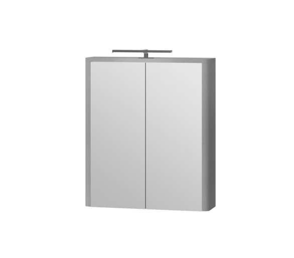 Дзеркальна шафа Juventa Livorno LvrMC-60 структурний сірий