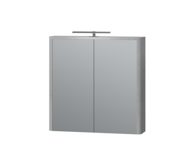 Дзеркальна шафа Juventa Livorno LvrMC-70 структурний сірий