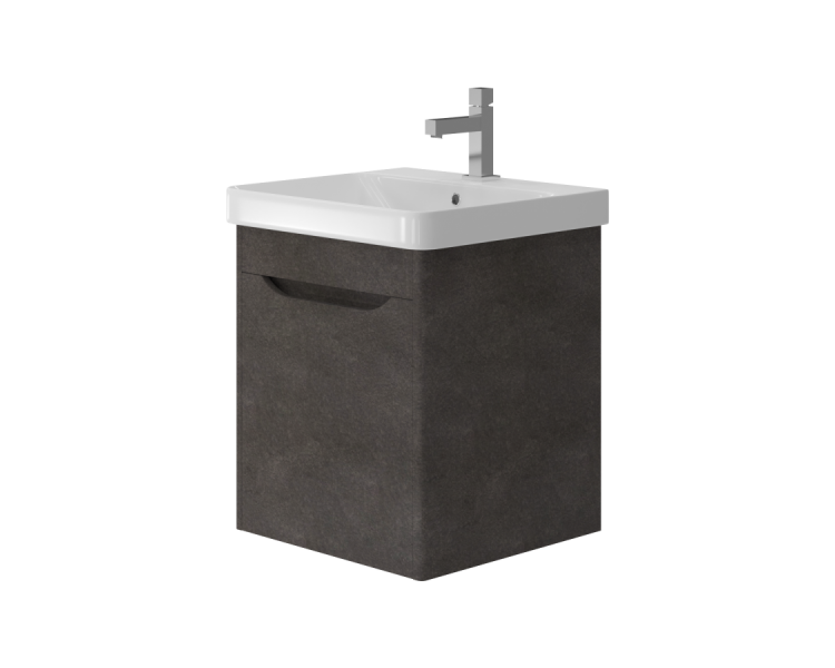 Тумба у ванну підвісна Juventa Livorno Lvr-50 структурний камінь