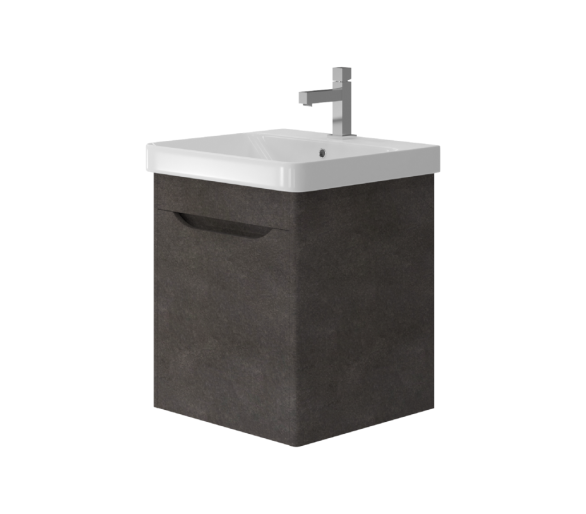 Тумба у ванну підвісна Juventa Livorno Lvr-55 структурний камінь