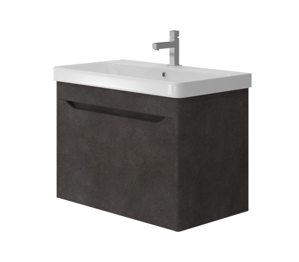 Тумба у ванну підвісна Juventa Livorno Lvr-80 структурний камінь