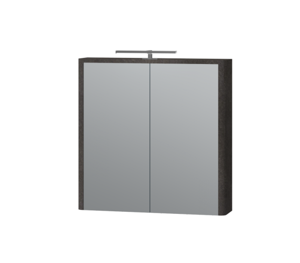 Зеркальный шкаф Juventa Livorno LvrMC-70 структурный камень