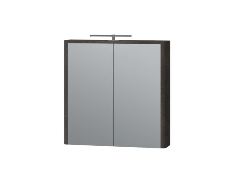 Дзеркальна шафа Juventa Livorno LvrMC-70 структурний камінь