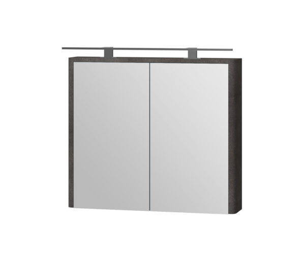 Дзеркальна шафа Juventa Livorno LvrMC-80 структурний камінь