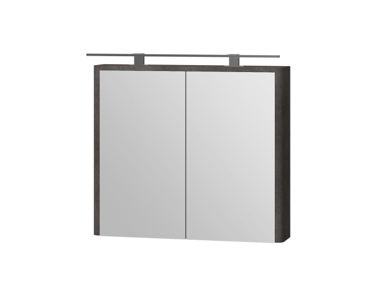 Дзеркальна шафа Juventa Livorno LvrMC-80 структурний камінь