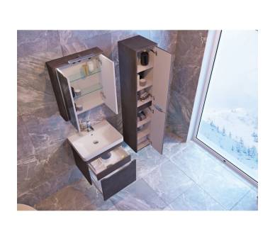 Дзеркальна шафа Juventa Livorno LvrMC-80 структурний камінь