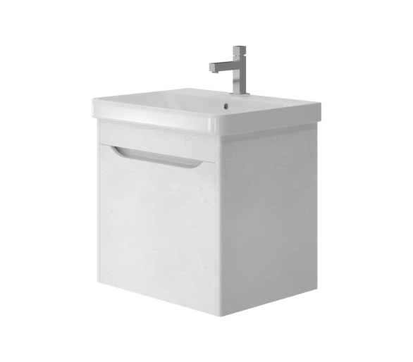 Тумба у ванну підвісна Juventa Livorno Lvr-60 структурний білий