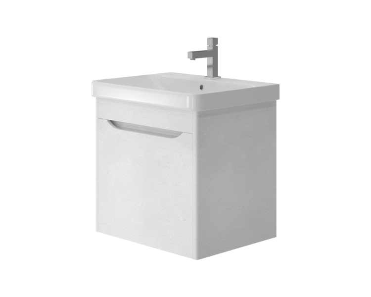 Тумба у ванну підвісна Juventa Livorno Lvr-60 структурний білий