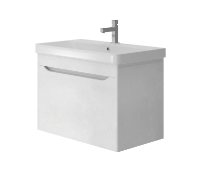 Тумба у ванну підвісна Juventa Livorno Lvr-80 структурний білий