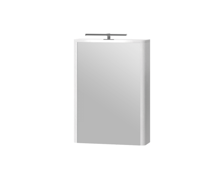 Зеркальный шкаф Juventa Livorno LvrMC-50 структурный белый