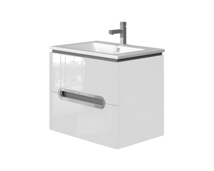 Тумба в ванную подвесная Juventa Prato Pr-65 белая