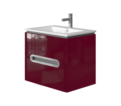 Тумба у ванну підвісна Juventa Prato Pr-65 бордова