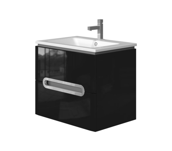 Тумба у ванну підвісна Juventa Prato Pr-65 чорна