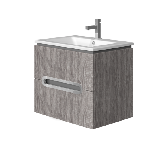 Тумба в ванную подвесная Juventa Prato Pr-65 трюфель