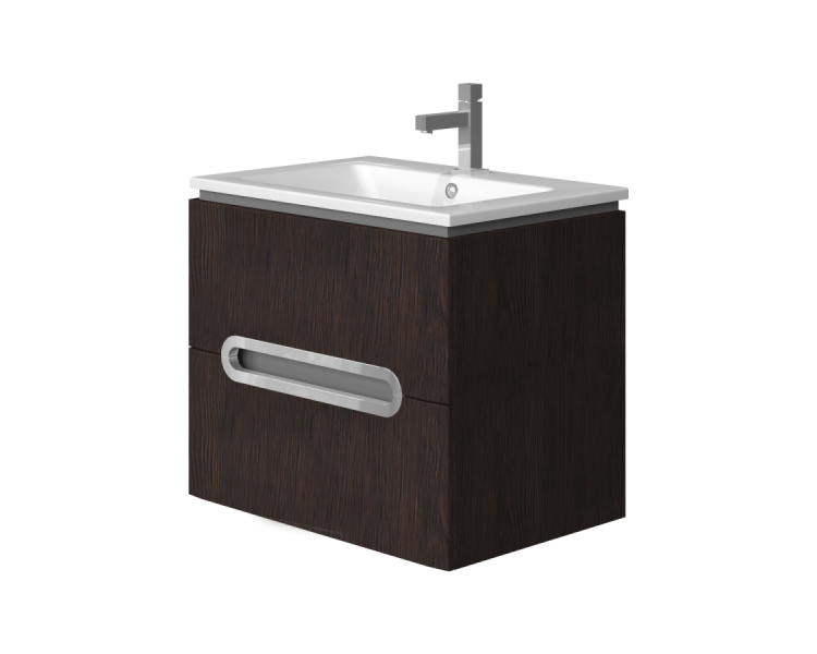 Тумба в ванную подвесная Juventa Prato Pr-65 старый дуб