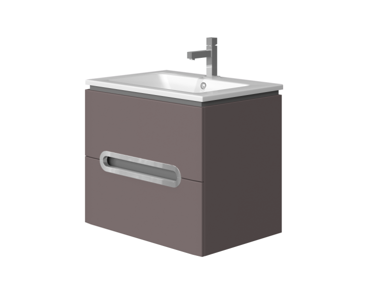 Тумба у ванну підвісна Juventa Prato Pr-65 темна диня