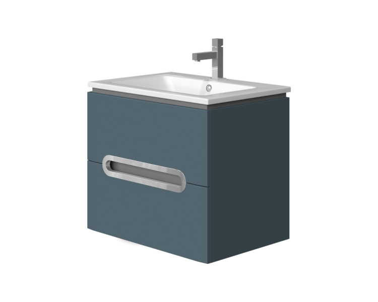 Тумба у ванну підвісна Juventa Prato Pr-65 індиго синій