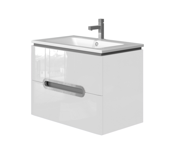 Тумба у ванну підвісна Juventa Prato Pr-75 біла