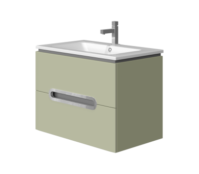 Тумба у ванну підвісна Juventa Prato Pr-75 оливкова