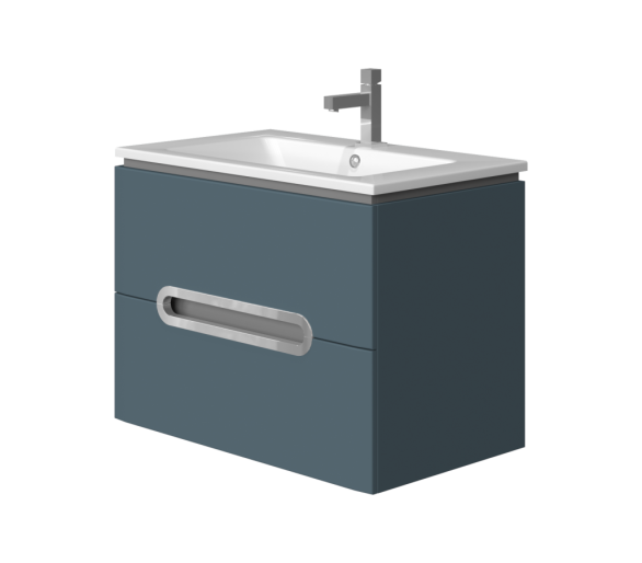 Тумба у ванну підвісна Juventa Prato Pr-75 індиго синій