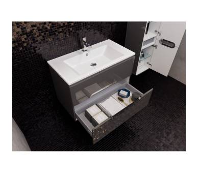 Тумба в ванную подвесная Juventa Prato Pr-75 индиго синий