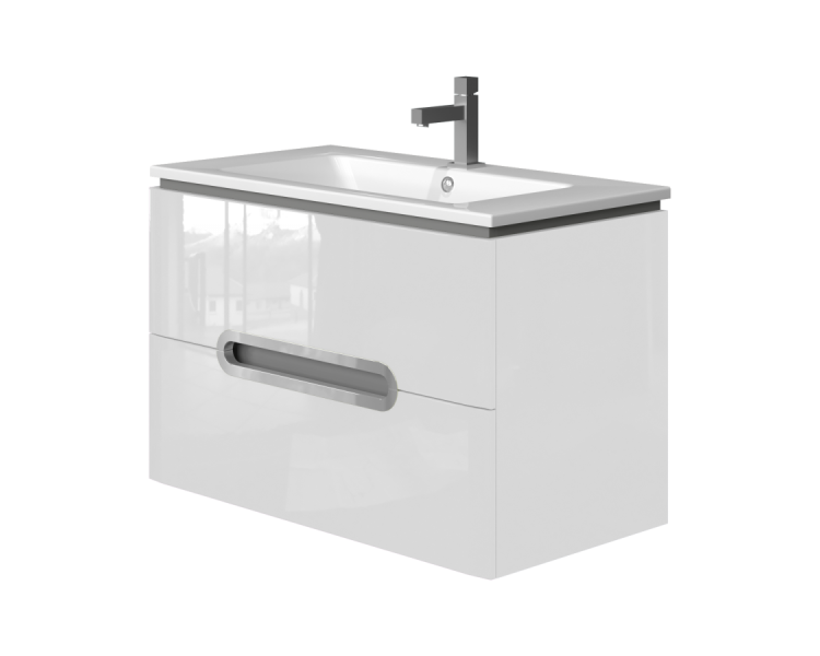 Тумба у ванну підвісна Juventa Prato Pr-85 біла