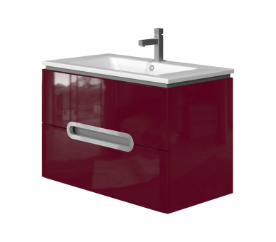 Тумба у ванну підвісна Juventa Prato Pr-85 бордова
