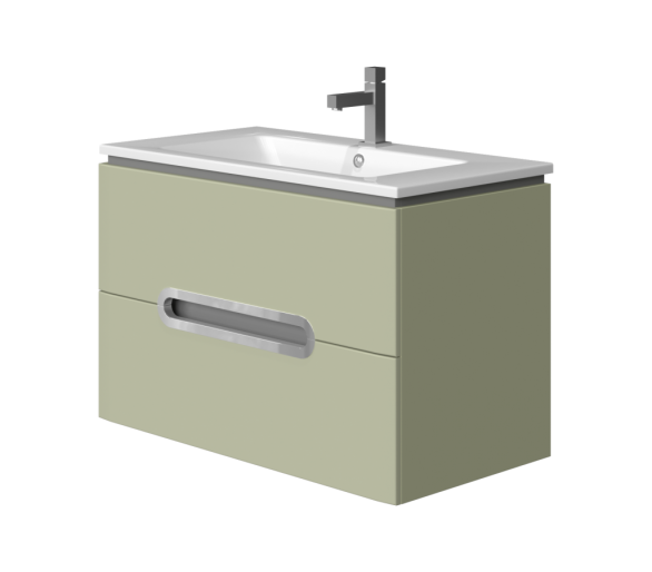 Тумба у ванну підвісна Juventa Prato Pr-85 оливкова