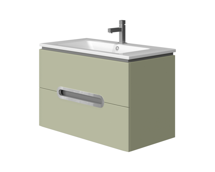 Тумба у ванну підвісна Juventa Prato Pr-85 оливкова