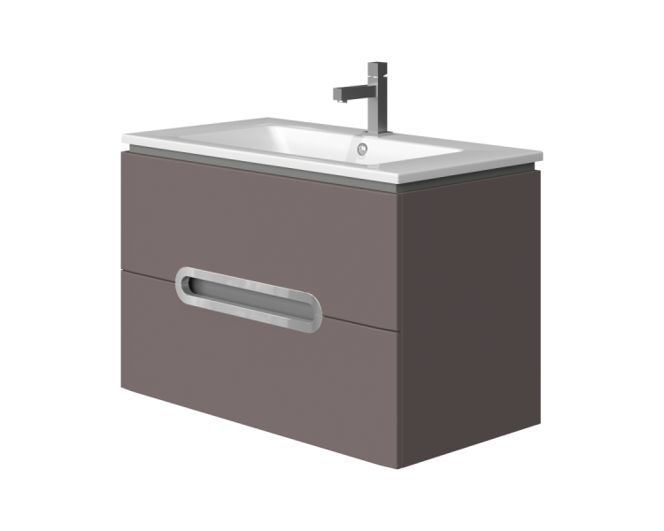 Тумба у ванну підвісна Juventa Prato Pr-85 темна диня