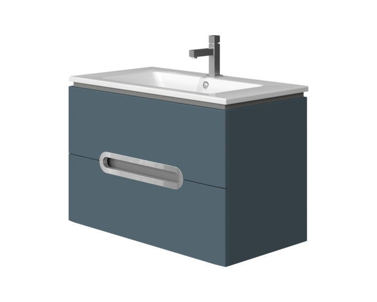 Тумба у ванну підвісна Juventa Prato Pr-85 індиго синій