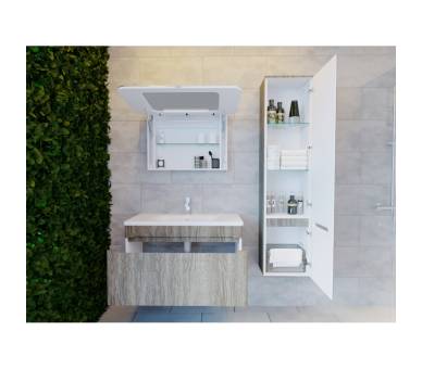 Зеркальный шкаф Juventa Prato PrM-70 с LED подсветкой