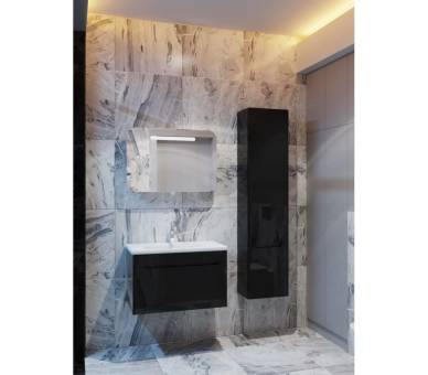 Дзеркальна шафа Juventa Prato PrM-80 с LED подсветкой