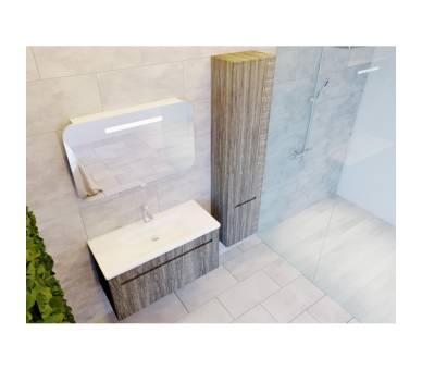 Дзеркальна шафа Juventa Prato PrM-90 с LED подсветкой