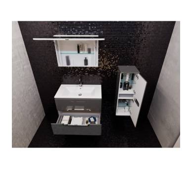 Зеркальный шкаф Juventa Prato PrM-90 с LED подсветкой